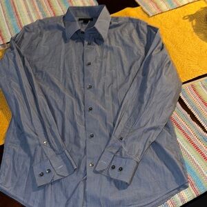 Men's Blue Dress Shirt